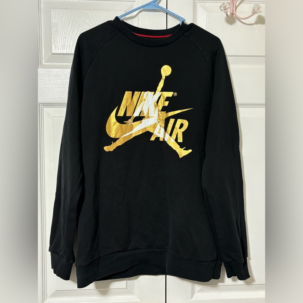Nike Air Jordan Jumpman Classic Fleece Crew BV6006 112 Size Large EUC